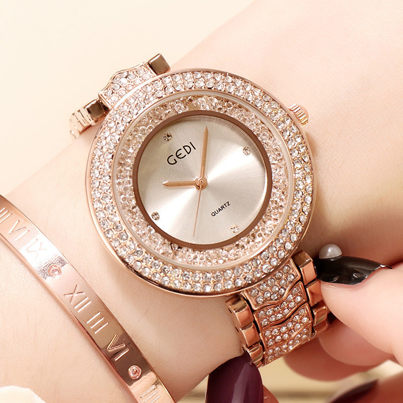 Women's watch with diamond strap My Store