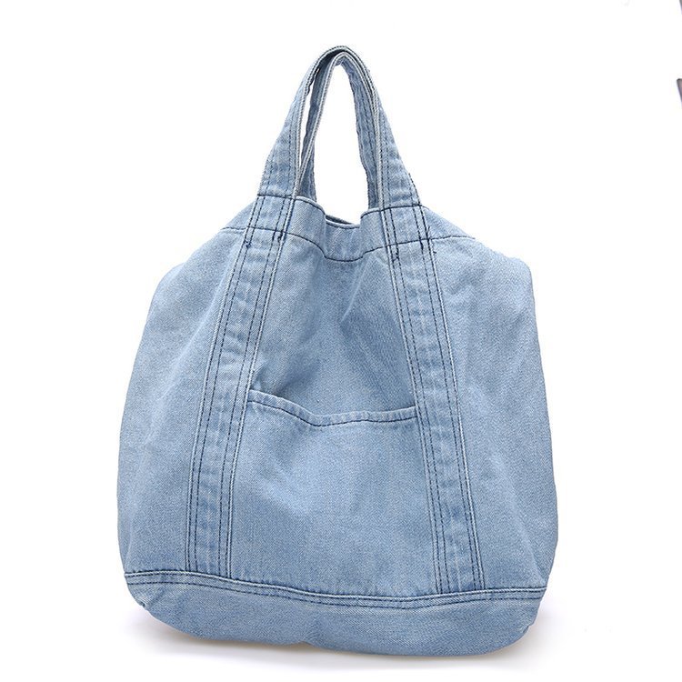 Big Tote Bags Large Capacity Canvas Denim Shipping Bag My Store