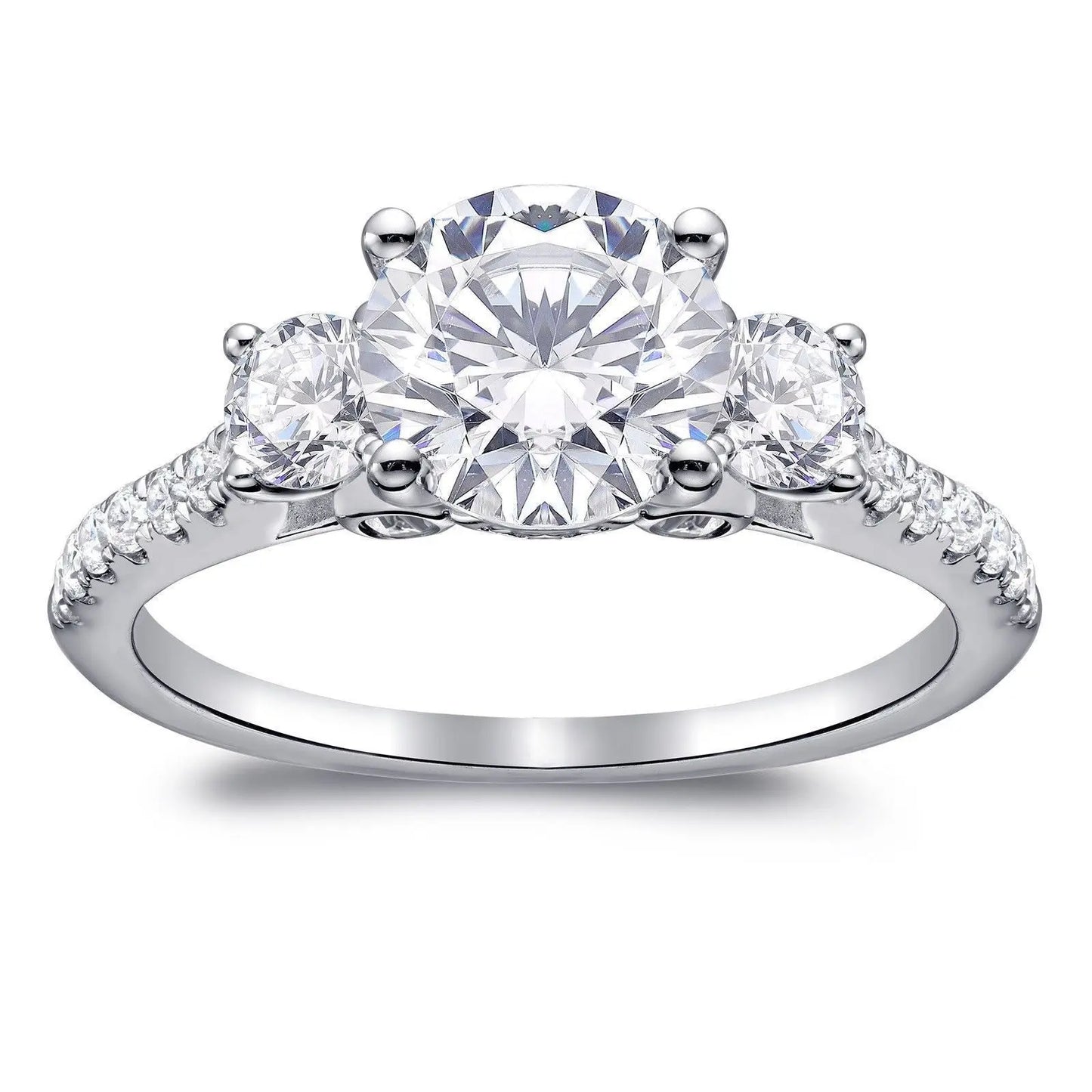 Diamond Zircon Rings SYTELLA