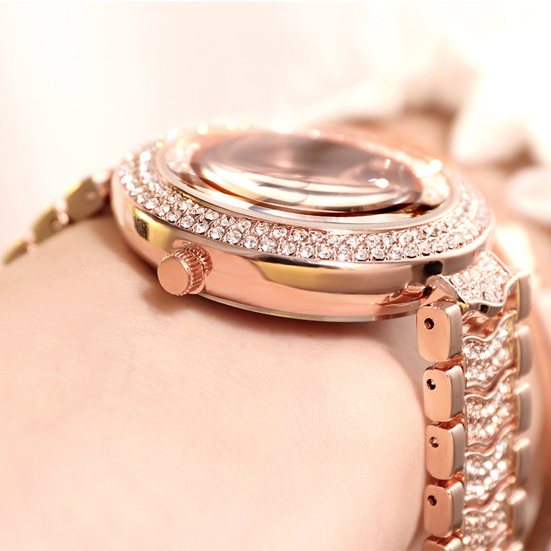 Women's watch with diamond strap My Store