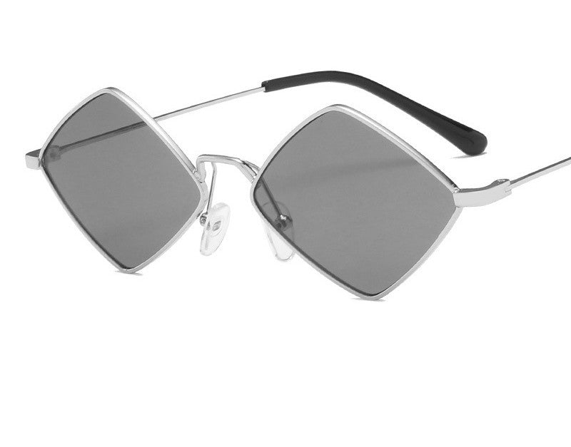 Retro Style Diamond Sunglasses Sunglasses Personality Irregular Metal Sunglasses My Store