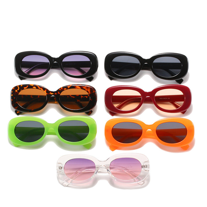 Sunglasses Women Oval Fashion Simple Sunglasses My Store