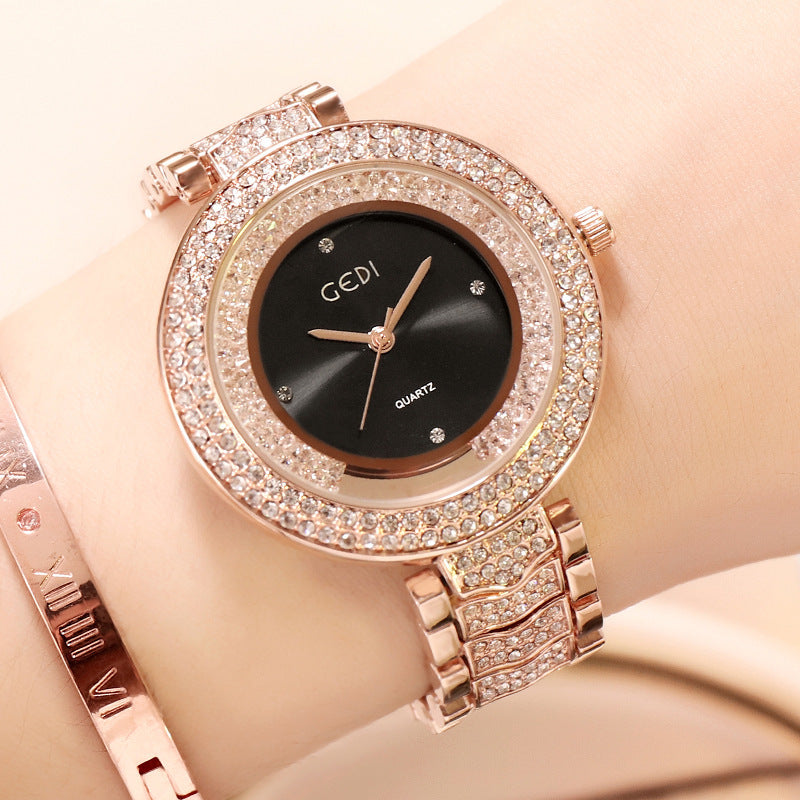 Women's watch with diamond strap My Store