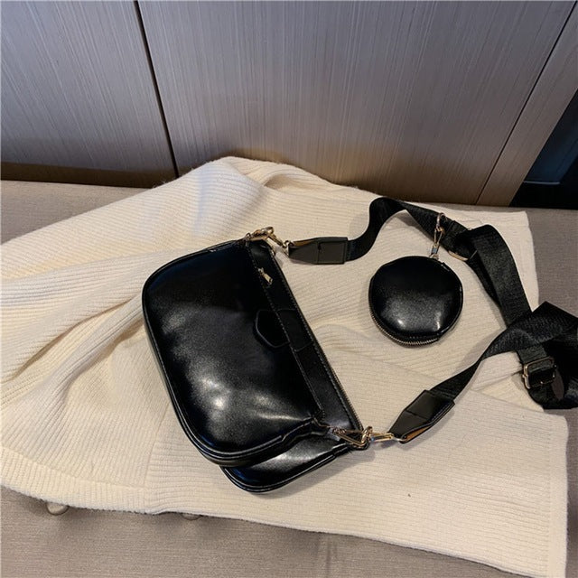 Hand Bag set Black College Luxury Bags For Women My Store