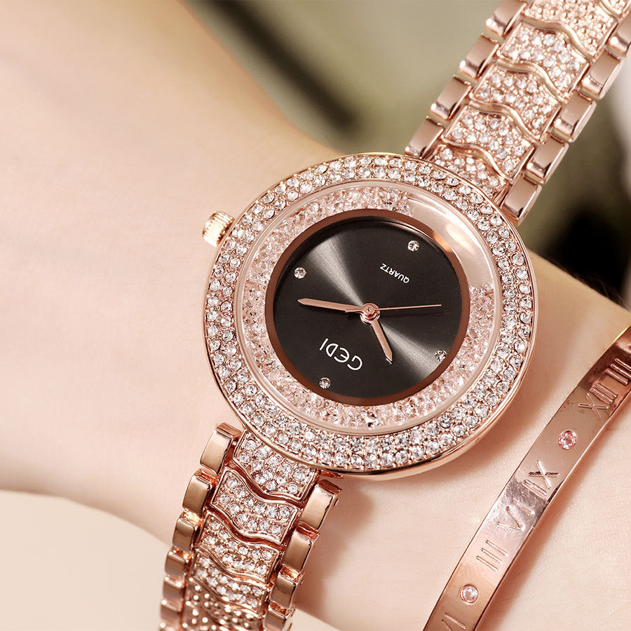 Women's watch with diamond strap My Store