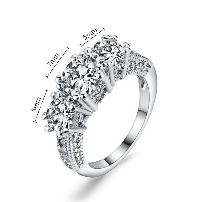 Radiant Love Champagne Ring SYTELLA