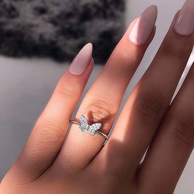 Luxury Fashion Butterfly Ring SYTELLA