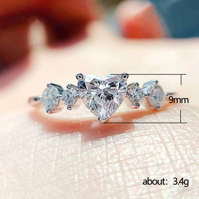 Heart Shaped Exclusive Ring SYTELLA