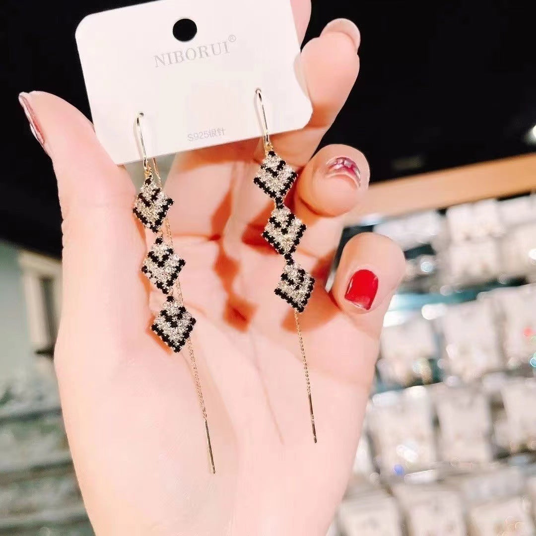 Unique Design Rhombus Earrings SYTELLA