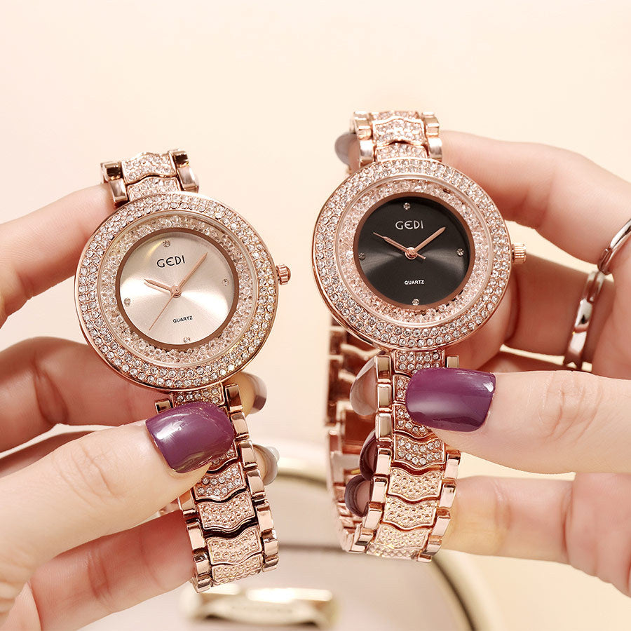 Women's watch with diamond strap My Store