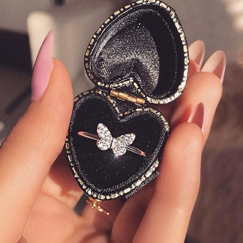 Luxury Fashion Butterfly Ring SYTELLA