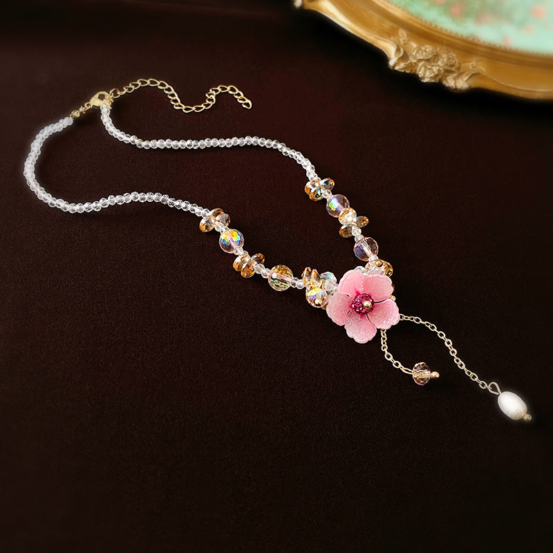 Crystal Diamond Necklace SYTELLA