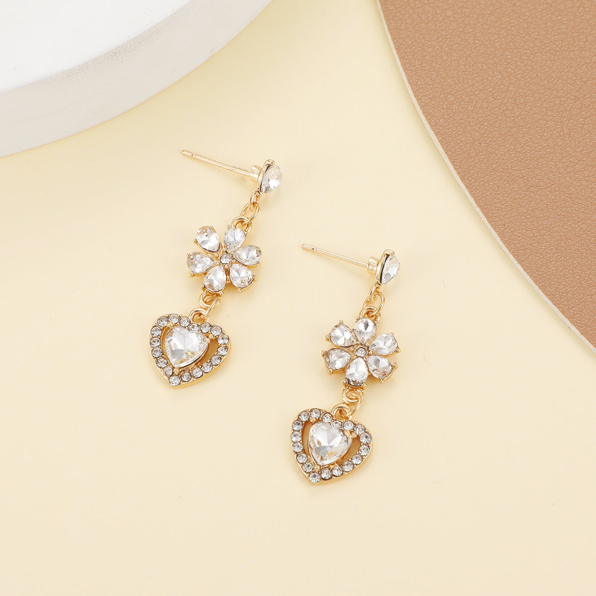 Love Heart Stud Earrings SYTELLA