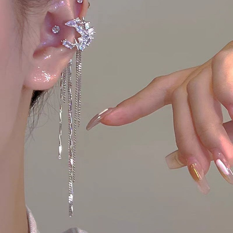 Luxury Star Moon Earrings SYTELLA