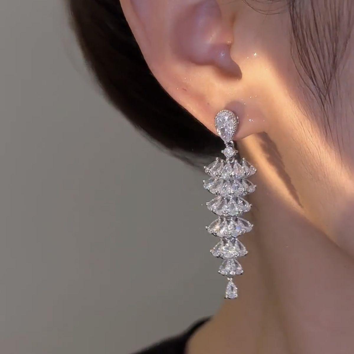 Trendy Xmas Tree Earrings SYTELLA