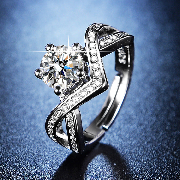 Diamond Proposal Wedding Ring SYTELLA