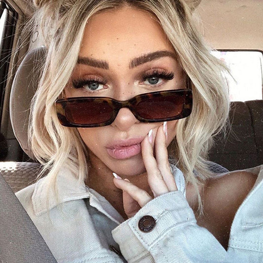 Small Frame Sunglasses Women's Fashion Rectangular Sunglasses My Store