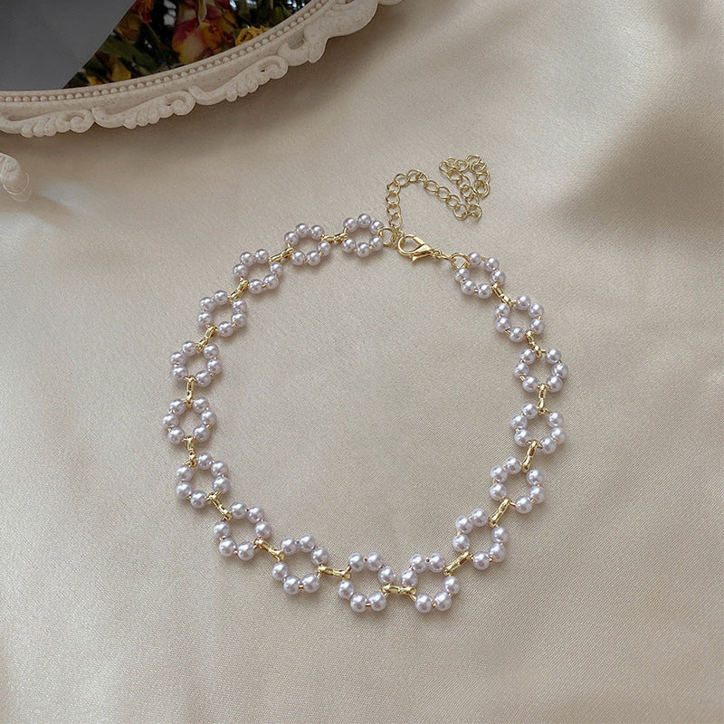 Stunning Artificial Pearl Necklace SYTELLA