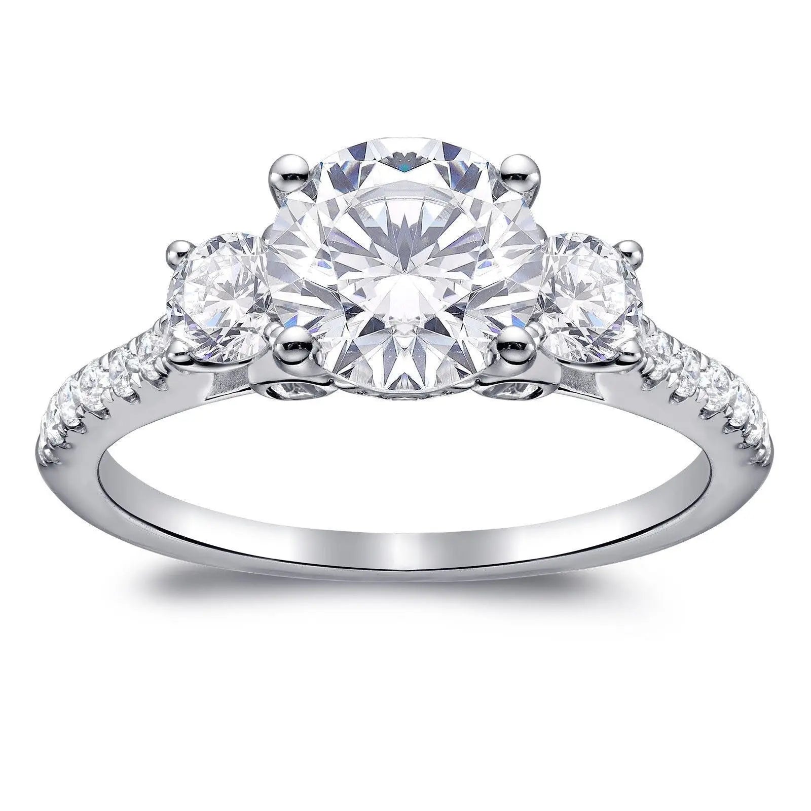 Diamond Zircon Rings SYTELLA