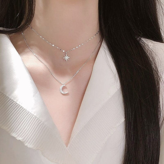 Classy Moon Necklace SYTELLA