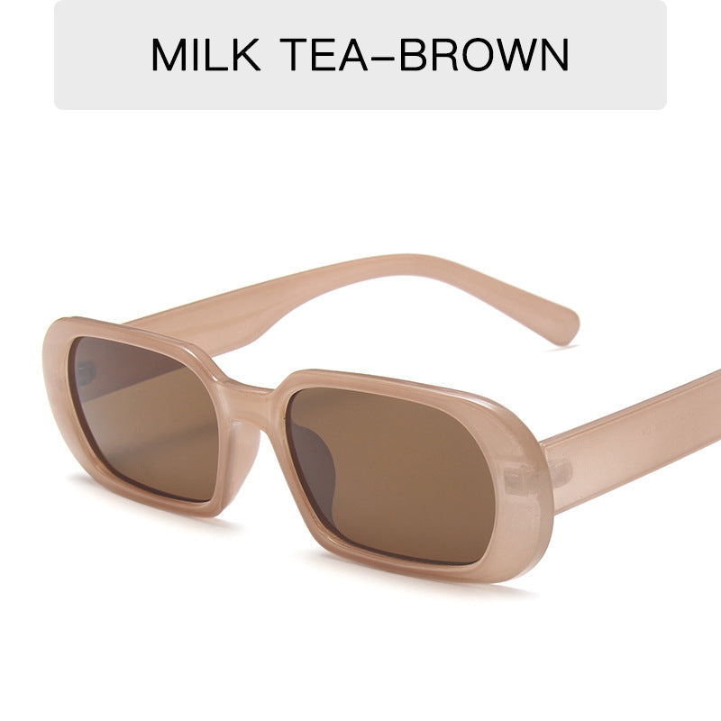 Retro Small Frame Sunglasses Female Candy Color Colorful Fashion Sunglasses My Store