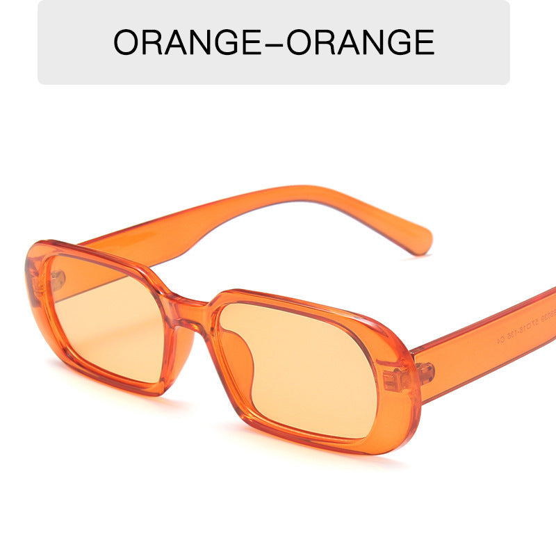 Retro Small Frame Sunglasses Female Candy Color Colorful Fashion Sunglasses My Store