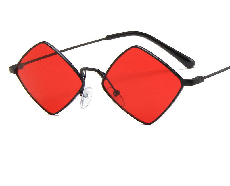 Retro Style Diamond Sunglasses Sunglasses Personality Irregular Metal Sunglasses My Store