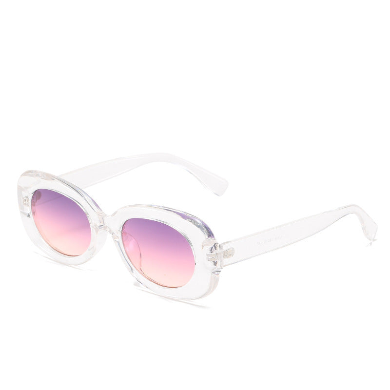 Sunglasses Women Oval Fashion Simple Sunglasses My Store