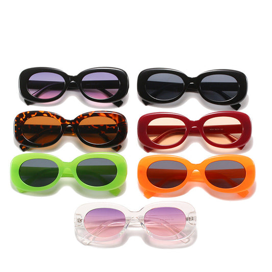 Sunglasses Women Oval Fashion Simple Sunglasses My Store