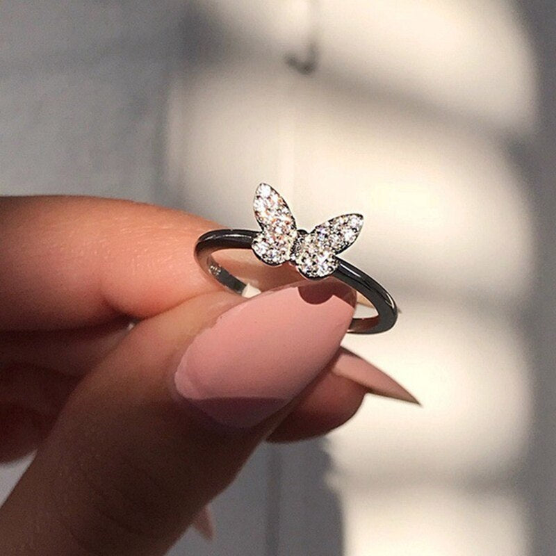 Luxury Fashion Butterfly Ring SYTELLA