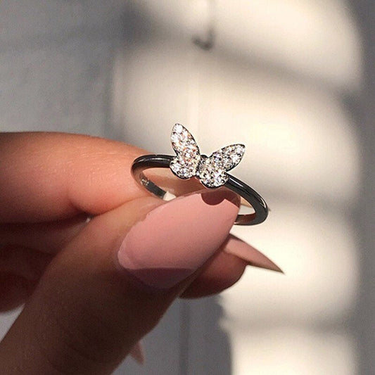 Luxury Fashion Butterfly Ring SYTELLA