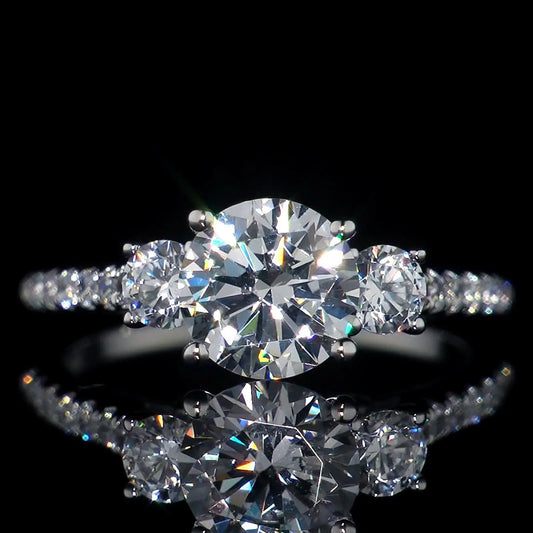 Diamond Zircon Rings SYTELLA