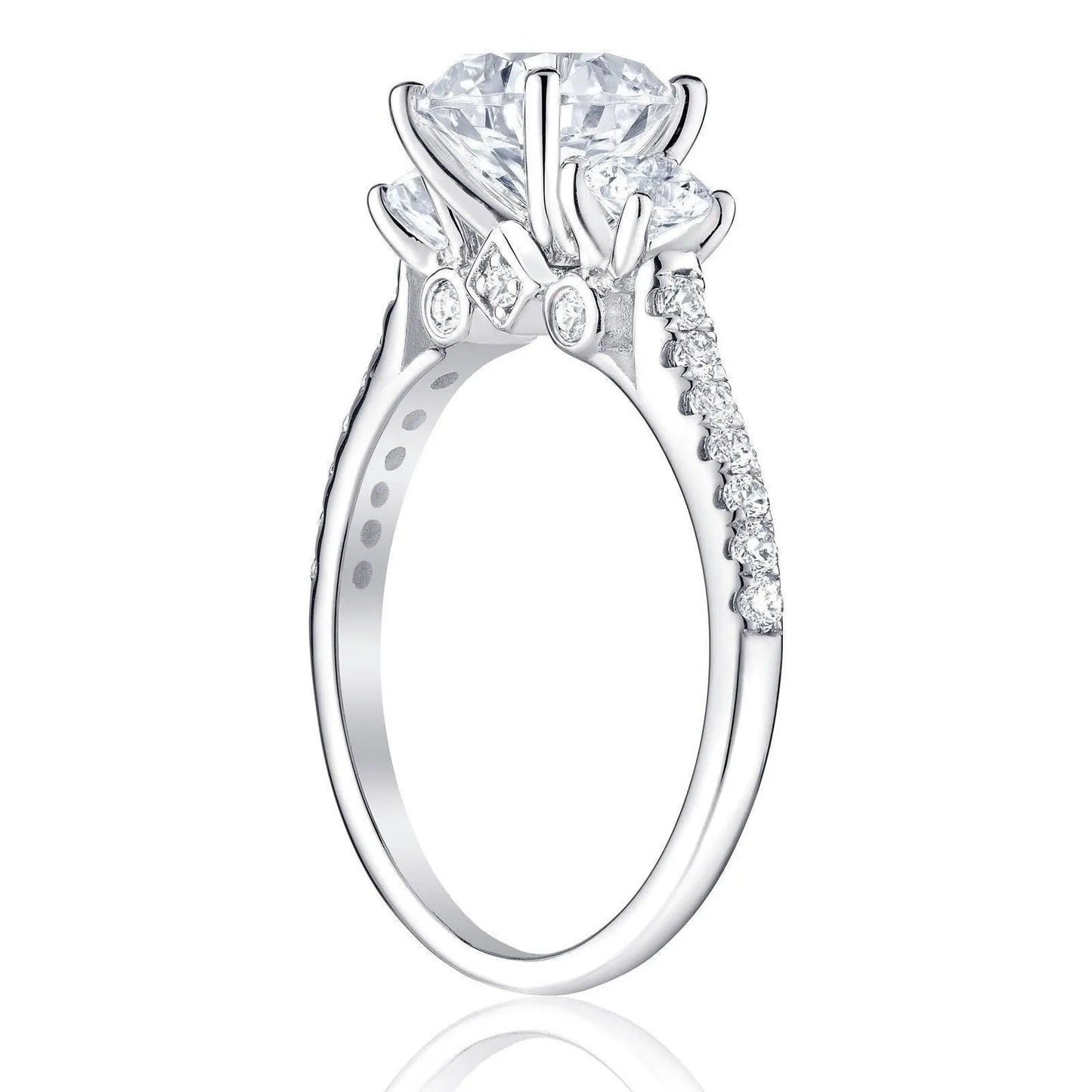 Diamond Zircon Rings SYTELLA