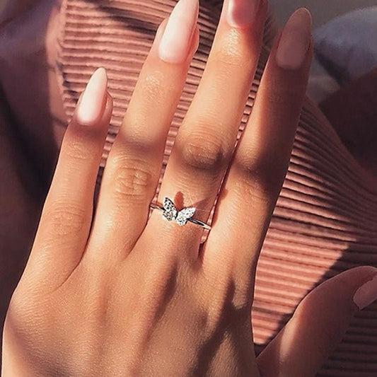 Luxury Fashion Butterfly Ring SYTELLA