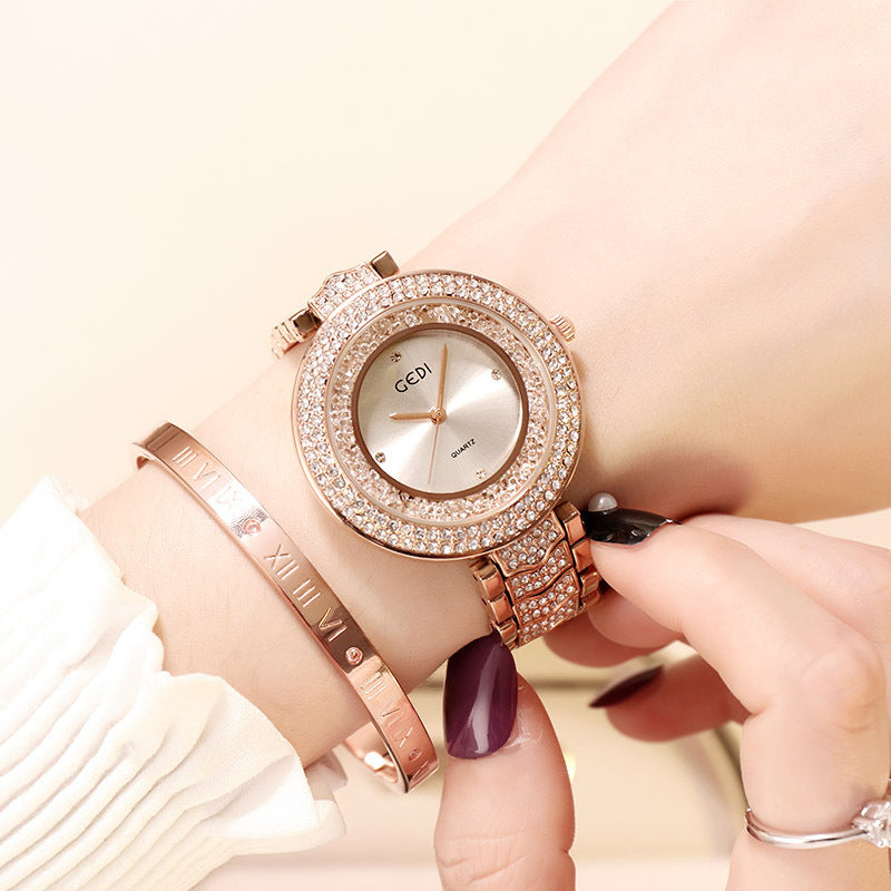 Women's watch with diamond strap My Store