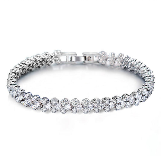 Hearts Cubic Stone Bracelet SYTELLA
