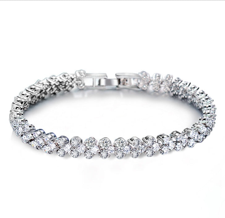 Hearts Cubic Stone Bracelet SYTELLA
