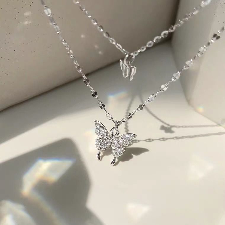 Double Butterfly Necklace SYTELLA
