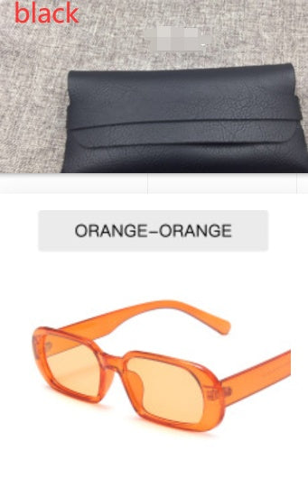 Retro Small Frame Sunglasses Female Candy Color Colorful Fashion Sunglasses My Store