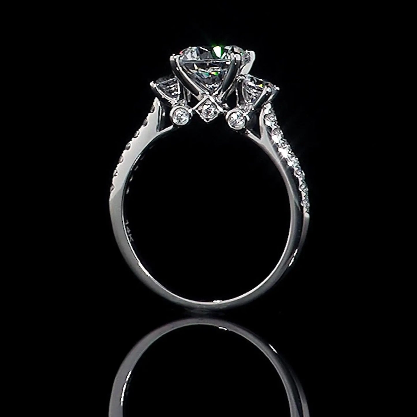 Diamond Zircon Rings SYTELLA