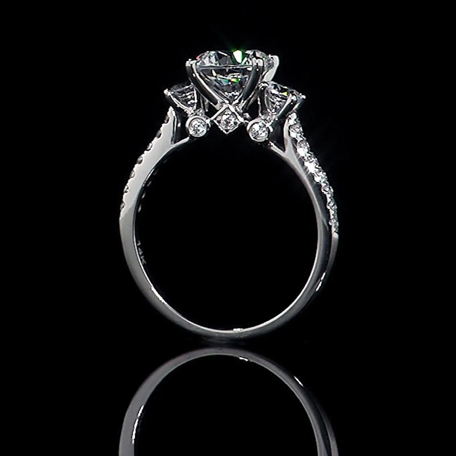 Diamond Zircon Rings SYTELLA