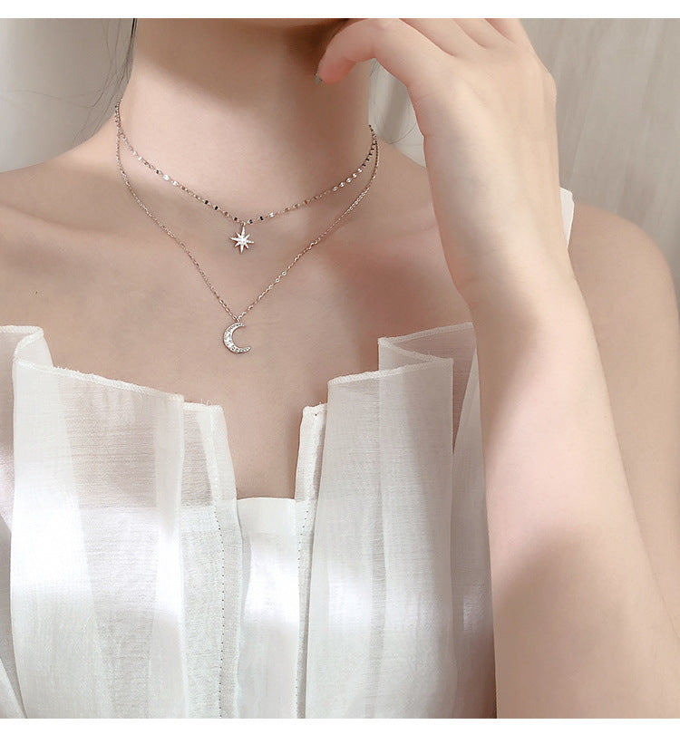 Classy Moon Necklace SYTELLA