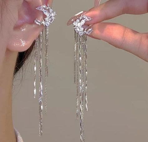 Luxury Star Moon Earrings SYTELLA