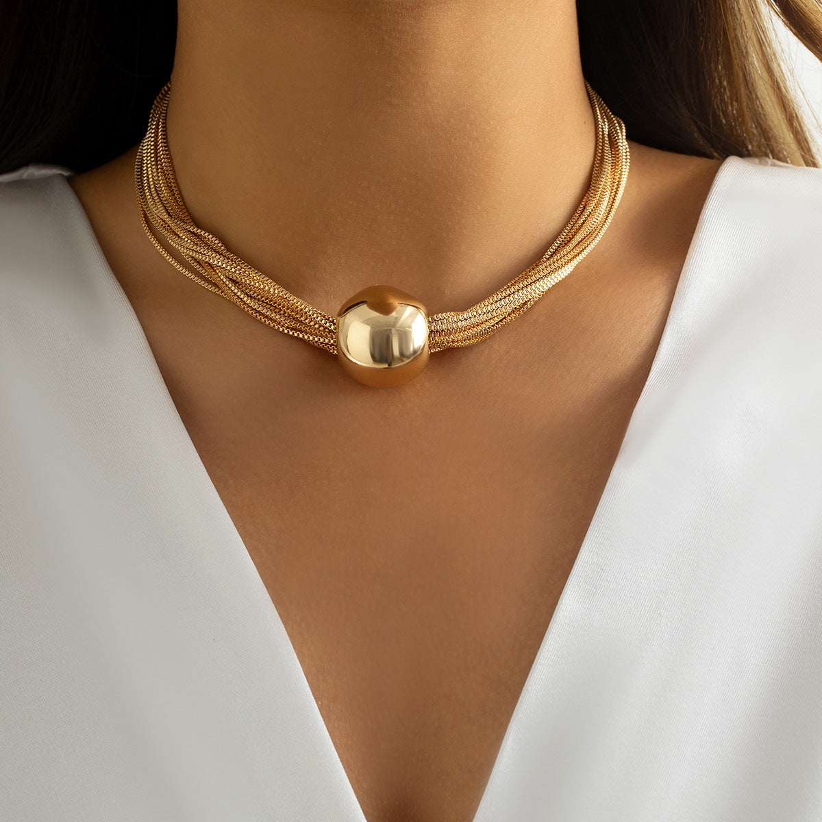Exaggerated Punk Necklace SYTELLA