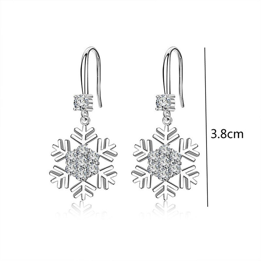 Snowflake Christmas Earrings SYTELLA