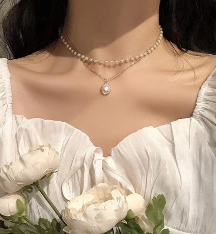 Stunning Artificial Pearl Necklace SYTELLA