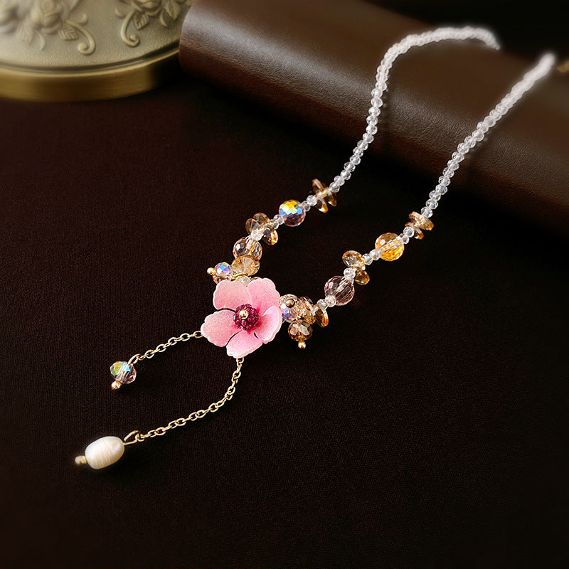 Crystal Diamond Necklace SYTELLA