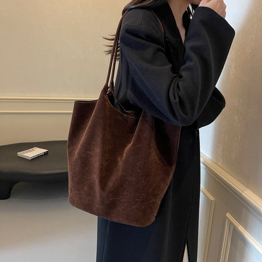 Retro Bags Women's Large Capacity Autumn Simplicity Work Commuter Shoulder Underarm Bag My Store
