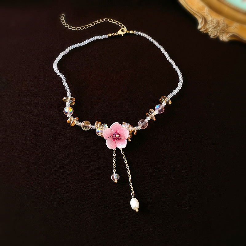 Crystal Diamond Necklace SYTELLA