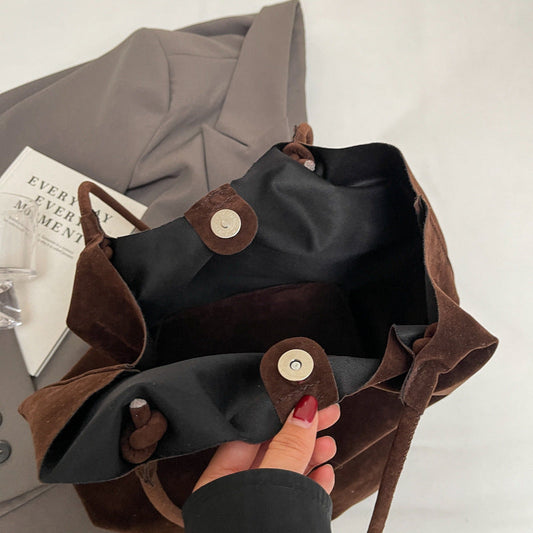 Retro Bags Women's Large Capacity Autumn Simplicity Work Commuter Shoulder Underarm Bag My Store